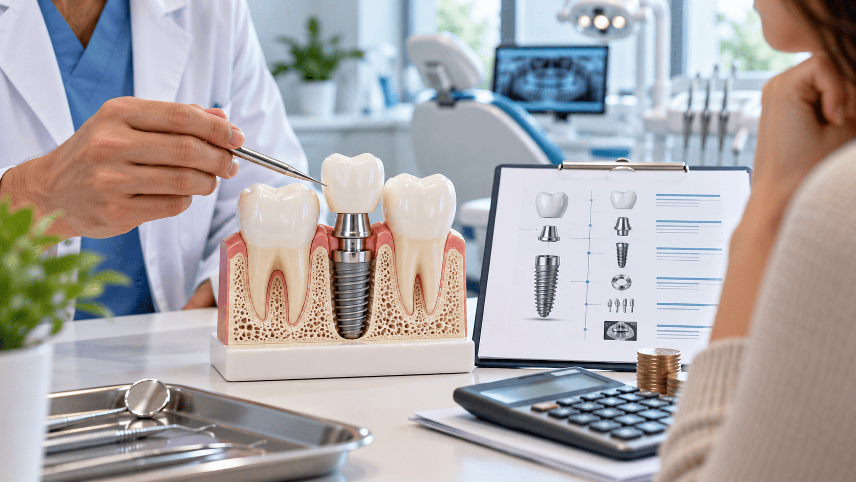 Cât costă un implant dentar